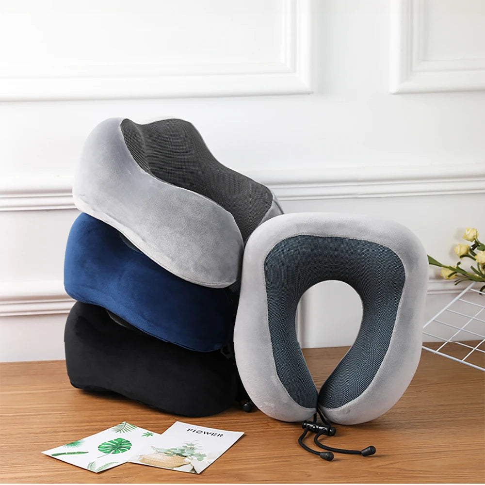 U Shaped Soft Neck Support Travel Cushion