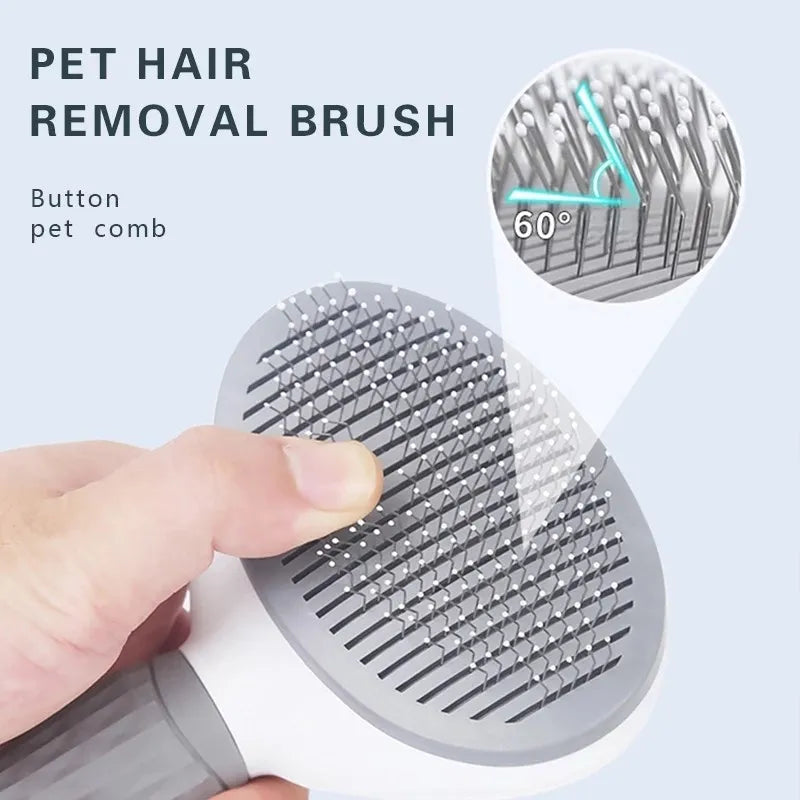 Dog Self Cleaning Hair Remover Brush For Grooming/Dematting