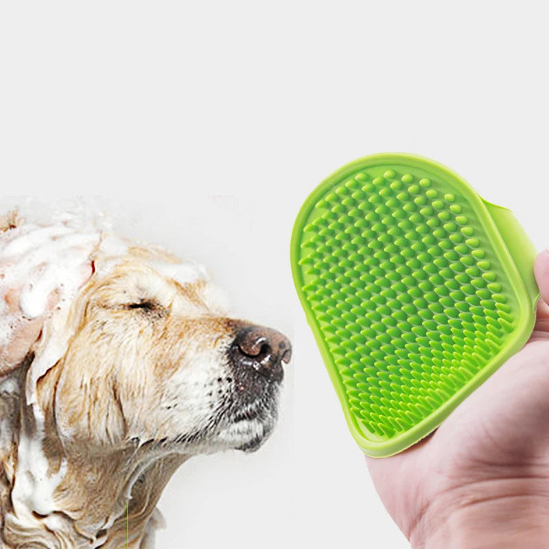 Dog Soft Rubber Bath Brush For Hair & Fur Massage/Grooming