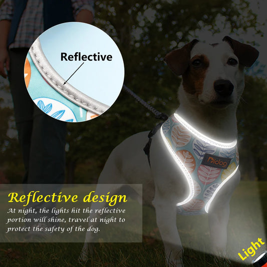 No Pull Dog Reflective/Breathable/Adjustable Vest Harness