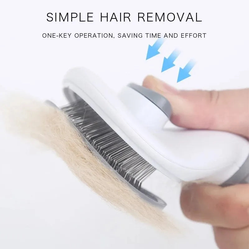 Dog Self Cleaning Hair Remover Brush For Grooming/Dematting