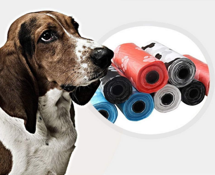 Multi Colour Dog Outdoor Cleaning Poop Bags