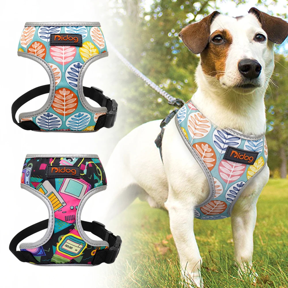 No Pull Dog Reflective/Breathable/Adjustable Vest Harness