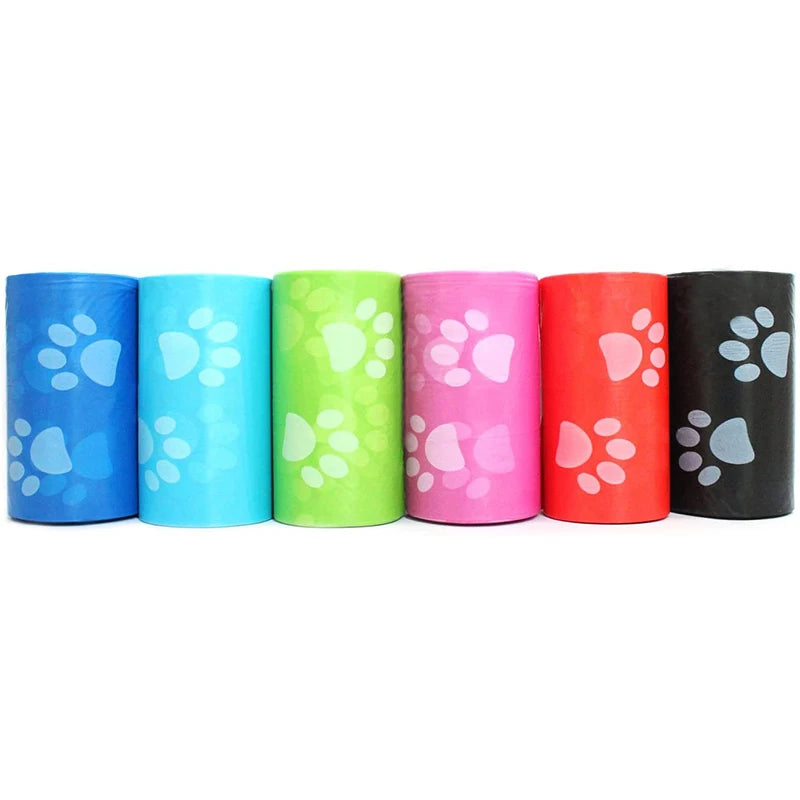 Multi Colour Dog Outdoor Cleaning Poop Bags