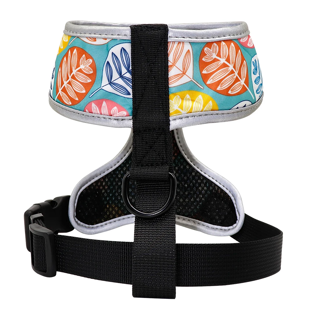 DiDog No Pull Dog Multi Colour Comfortable/Breathable/Reflective Vest Harness