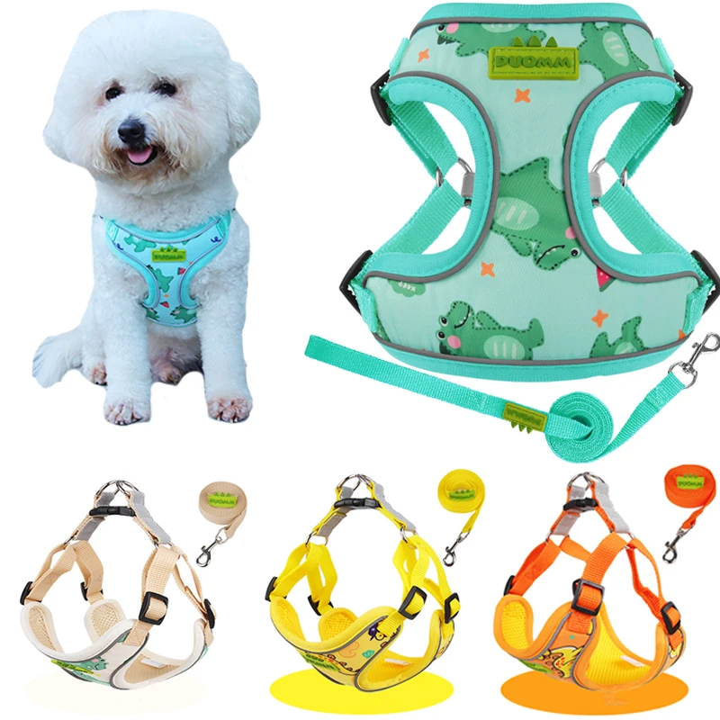 No Pull Dog Multi Colour Comfortable/Breathable/Reflective Vest Harness