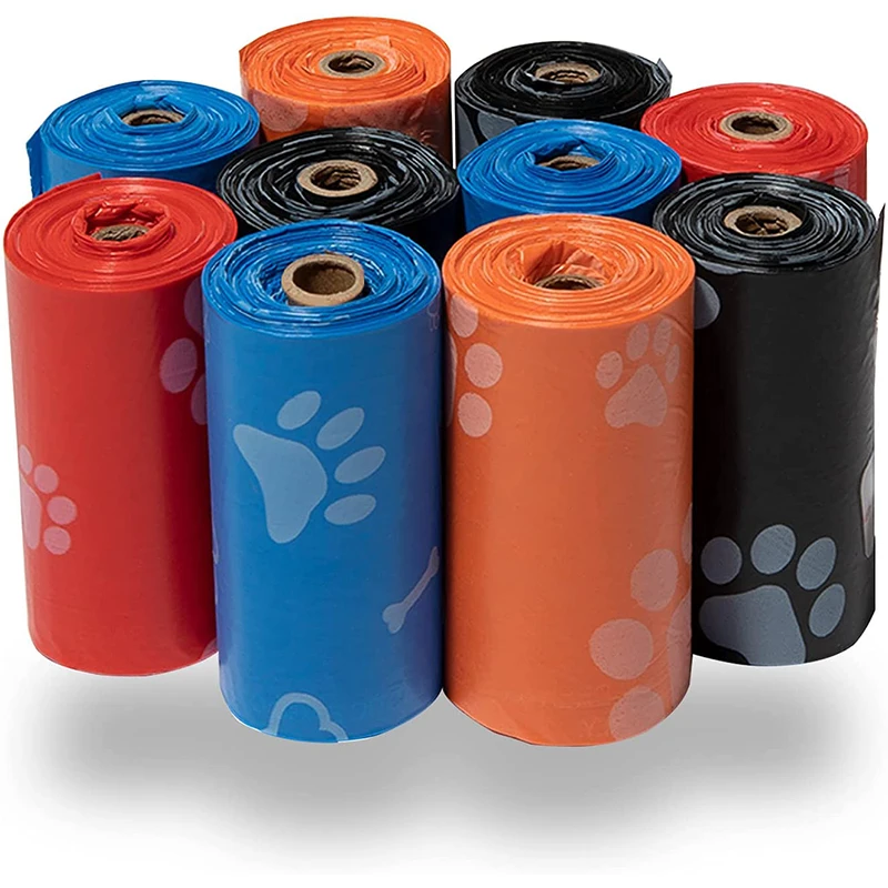 Multi Colour Dog Outdoor Cleaning Poop Bags