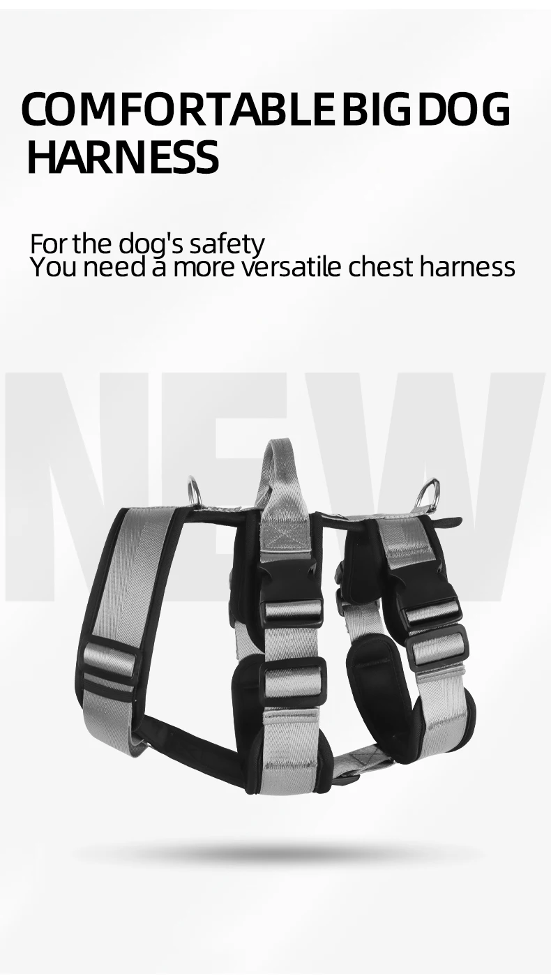 CDDMPET Chest Adjustable No Pull Big Dog Vest Harness