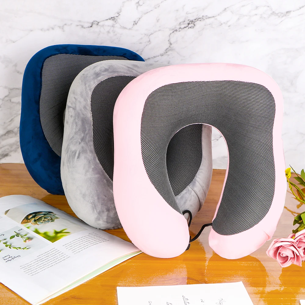 U Shaped Soft Neck Support Travel Cushion